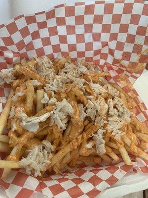 Blue crab fries