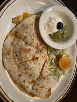 Vegetable quesadilla