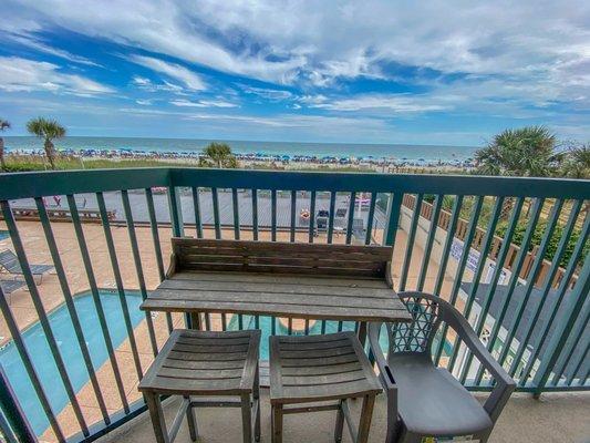 ocean front balcony