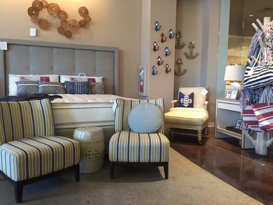 Custom upholstered beds and furnishing available!