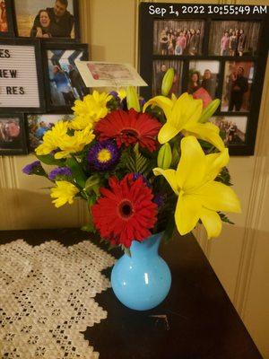 Birthday flowers for my wife!