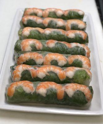 Catering available! Shrimp springrolls