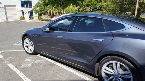 2014 Tesla with Ultra Performance Tint