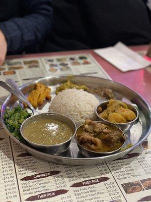 Goat Thali