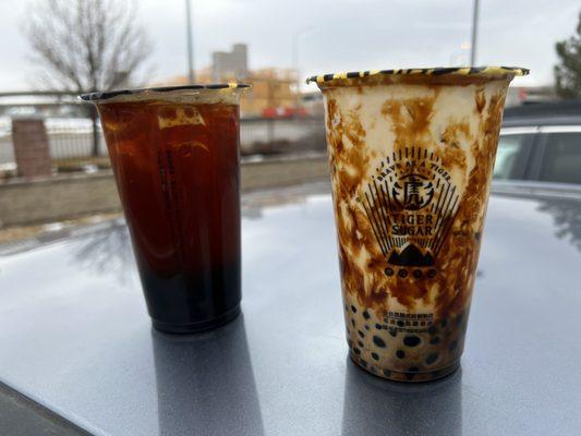 Two delicious Boba Teas!