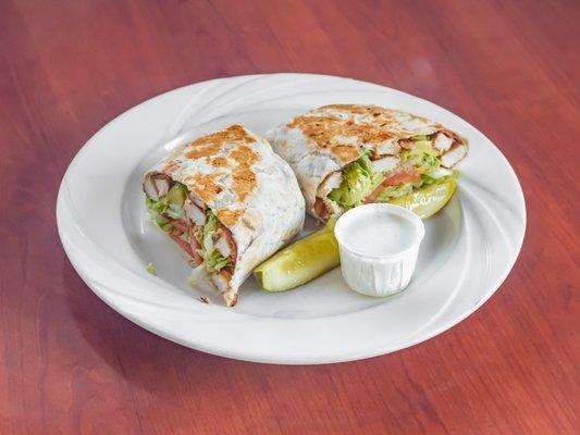 Greek Chicken Wrap