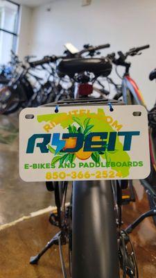 Rideit Bike Plate