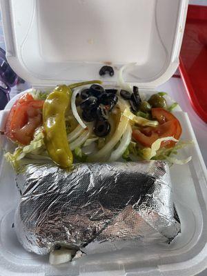 Gyro & Salad combo