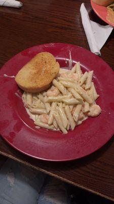 My plate with a handprint and wiped food off plate.