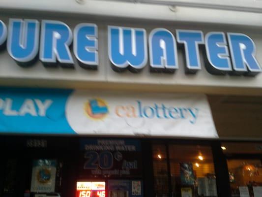 Pure Water Store Front, Lion Plaza Shopping Center, Newark, CA.