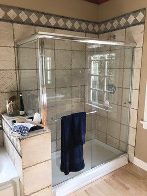 Tile shower repair in Eureka.