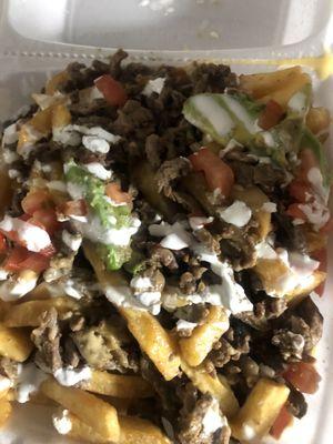 Carne asada fries