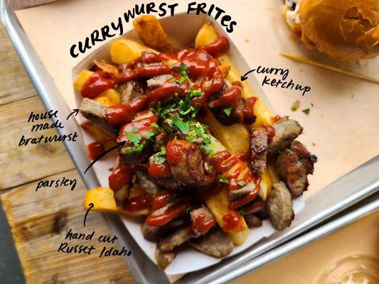 Currywurst Frites