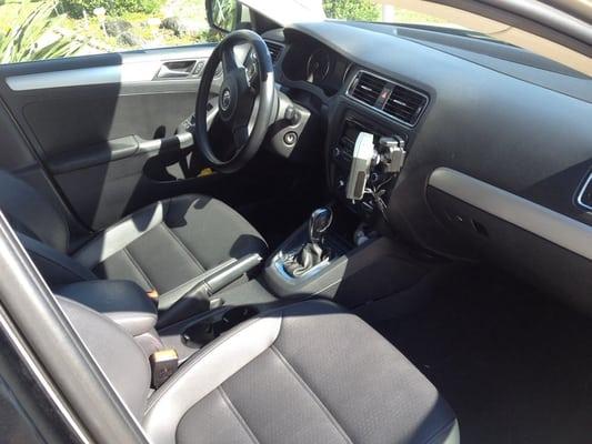 2013 Jetta interior. Not spotless, but in very good shape.