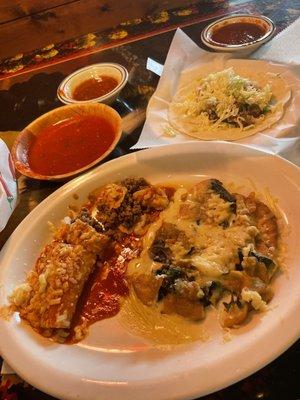 13. Chili Relleno, Taco and Chalupa Combination All are beautifully delicious!!!