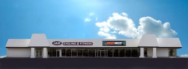 Mikes Bike's and Motorsports located at Kellogg & Woodlawn, Wichita, Kansas.