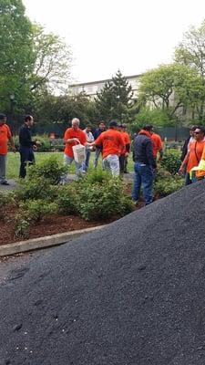 The Weinstein Law Group, PLLC joins Local 79 in their Flushing Meadow Park Clean up Day