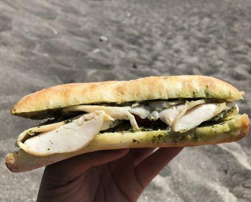 Turkey Caprese Sandwich