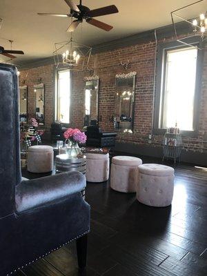 Beautiful hair salon/boutique.