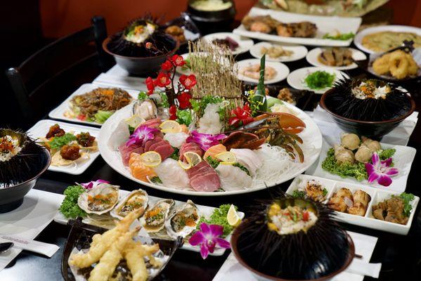 Sashimi Platter X-Large + Sea Urchin Rice Bowl