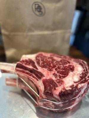 Special occasion standing rib roast.