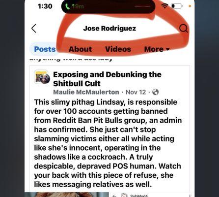 One of the hate groups Jose is active in. They lie about someone to get their followers all riled up and send them after people.