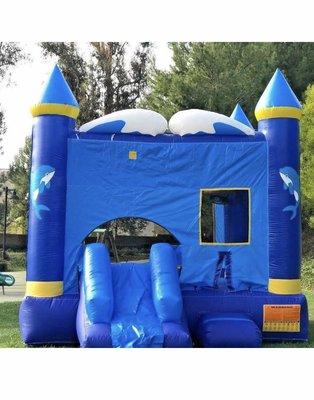 Dolphin theme bounce house