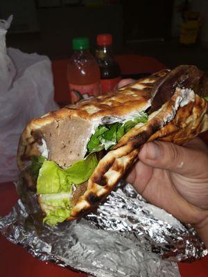 Gyro sandwich was delicious