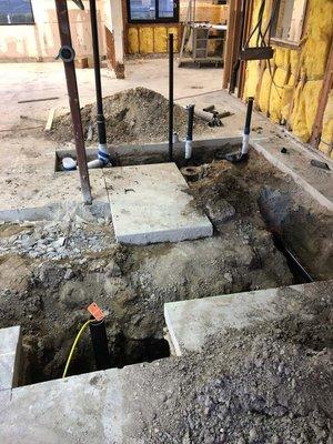 Residential Underground Plumbing