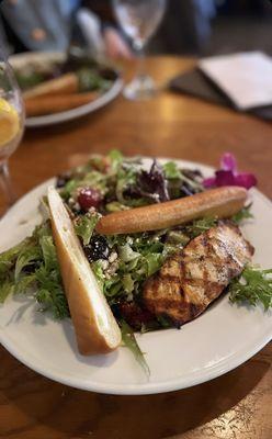 Highland Park salad with salmon