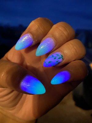 Glow in the dark acrylics