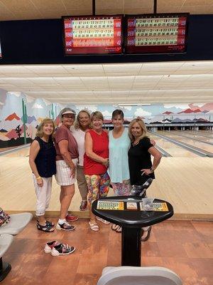 Bowling with friends