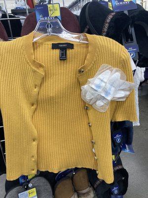 Sweater covered in pads