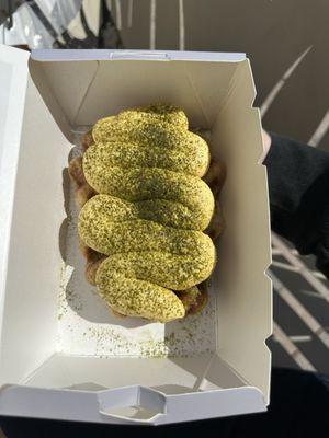 Matcha croffle