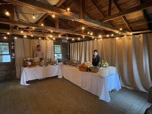 our boat house is great for hosting a private function