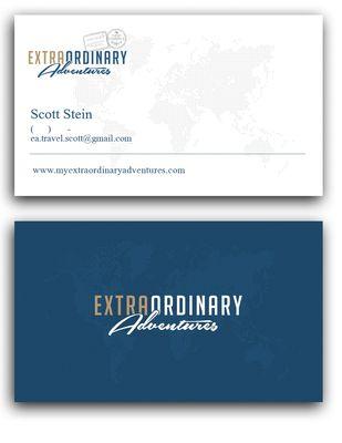 Extraordinary Adventures business card design by ZS Creationz