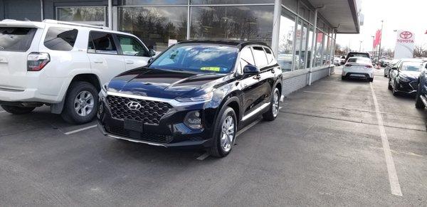 Jon Hutton sold me this fantastic 2020 Hyundai Sante Fe.