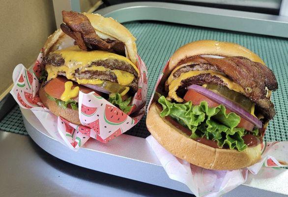 Bacon cheeseburgers