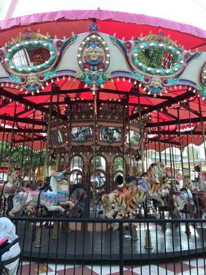 Carousel at the Mall food court area