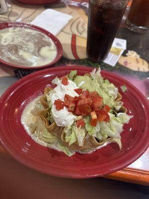 Taco loco a steak taco salad my go to for lunch or dinner it's always delicious and filling highly recommended