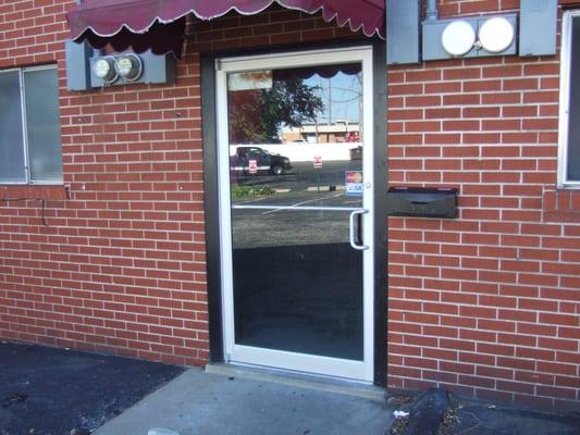 Aluminum Glass Entry Door