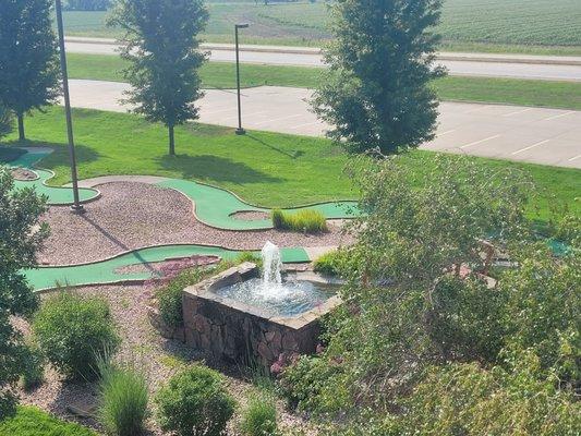 Miniature golf course