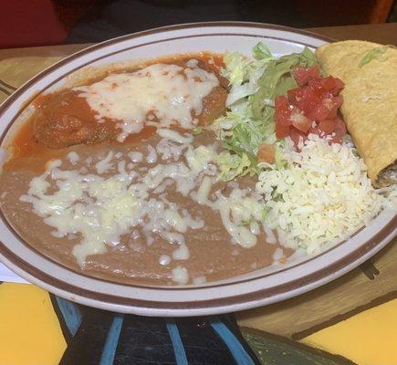 Chile Relleno lunch special (available 11am-3pm)