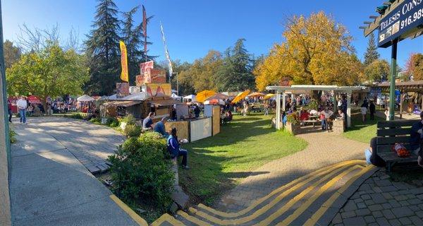 Plenty of fair food, beer, and live music. Oh yeah, lots of mandarins!