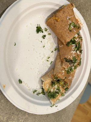 Dosa, a crepe with  veggies on the inside, a new spot selling southern Indian food