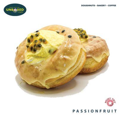 Passionfruit Raised donut