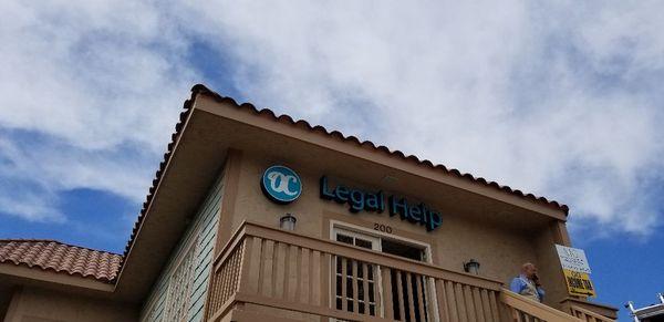 Legal Help Channel letter in Tustin