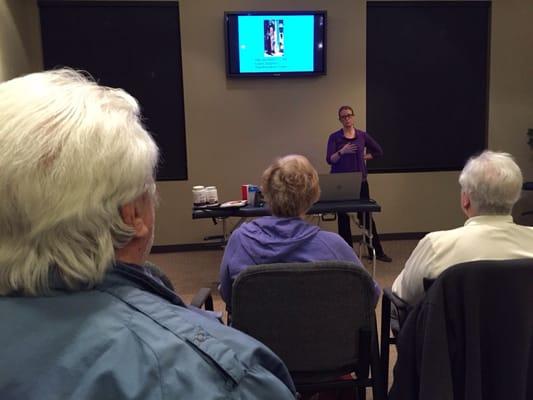 The 8 Weeks to Wellness Orientation put on by Dr Leah Hahn of Body In Balance was very informative!