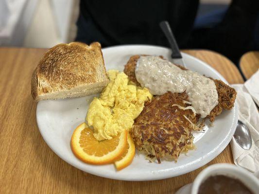 The classic fried steak