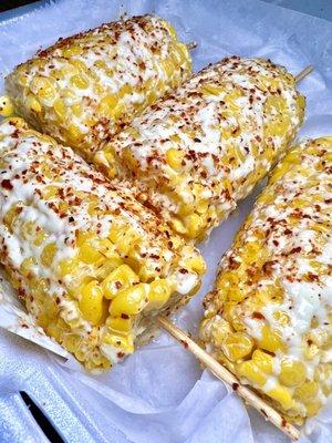 Street Corn app - $7 Fresh lime, mayo, chili & queso fresco